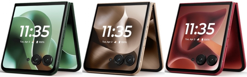 Motorola представила флагманскую раскладушку Razr 60 Ultra и версию подешевле Razr 60 — обе с защитой пыли