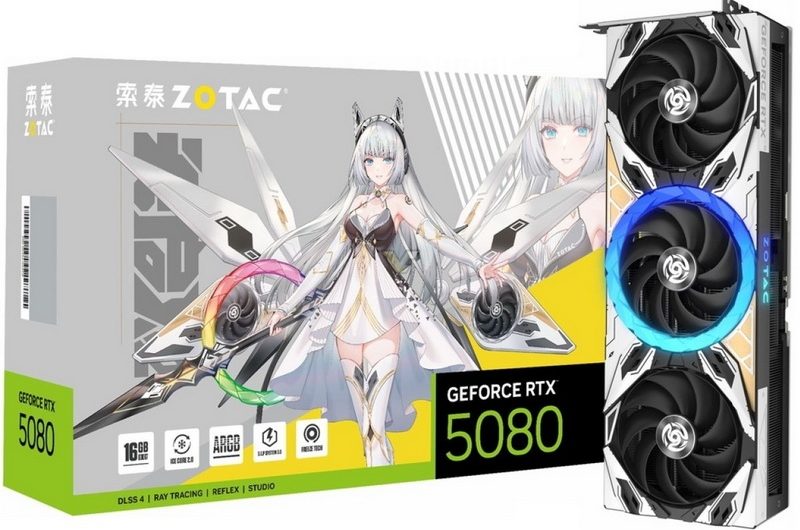 Zotac выпустила GeForce RTX 5080 и RTX 5070 Ti в версиях Apocalypse с огромными системами охлаждения