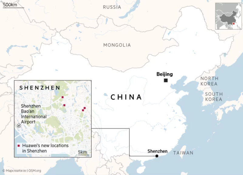 Huawei скрытно строит в Китае крупнейший полупроводниковый завод — его засекли по спутниковым снимкам