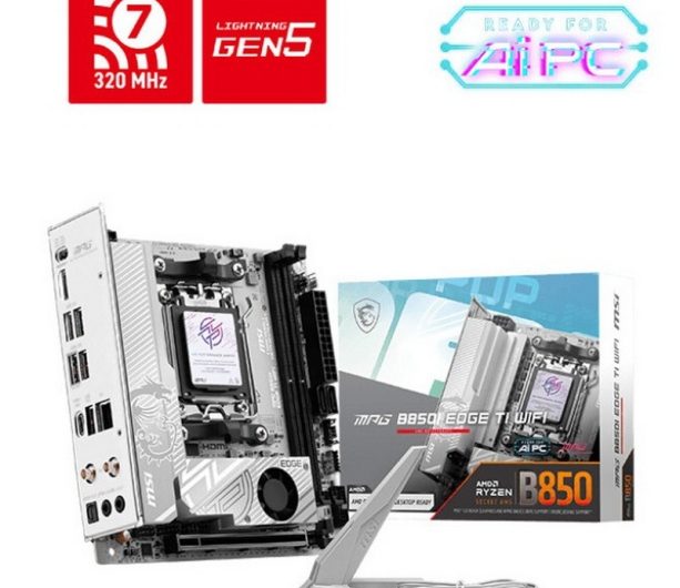 MSI представила плату MPG B850I EDGE TI WIFI для компактных, но мощных компьютеров на Ryzen 9000