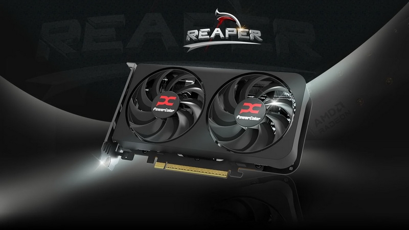 PowerColor представила видеокарту Radeon RX 9050 Reaper с 8 Гбайт памяти