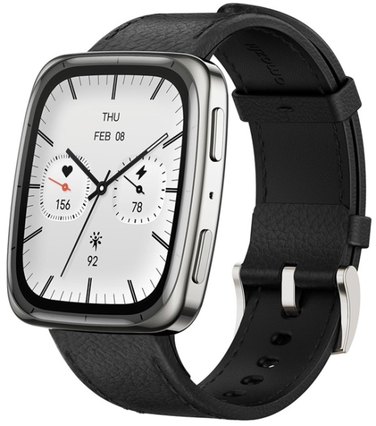 Amazfit представила смарт-часы Active 2 Square с ярким AMOLED-экраном и GPS за $150