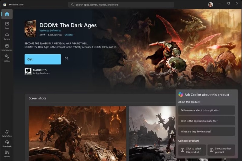 Магазин Microsoft Store обновился — больше системных интеграций, кнопка Copilot и повышение производительности
