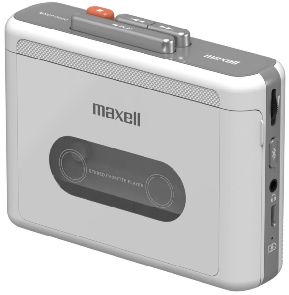 Maxell выпустила кассетный ретро-плеер MXCP-P100 с поддержкой Bluetooth-наушников и USB-C